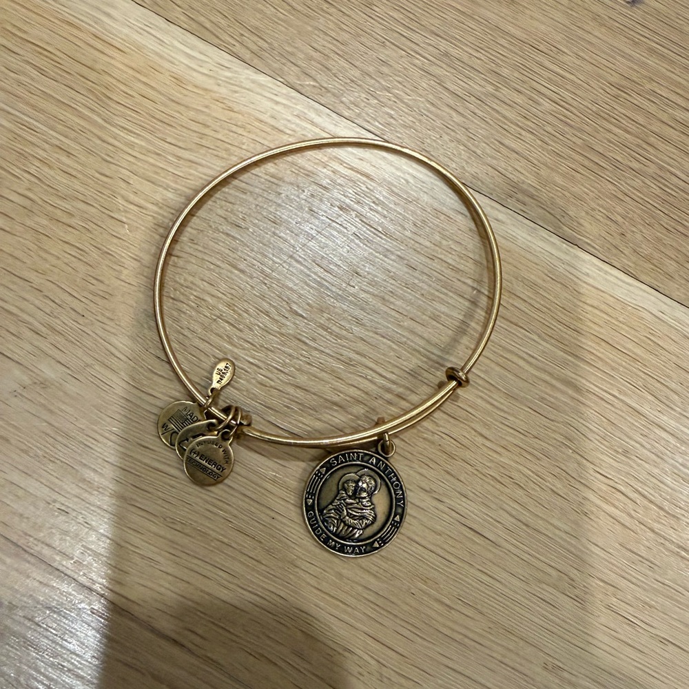 Alex and Ani Gold Charm Bracelet